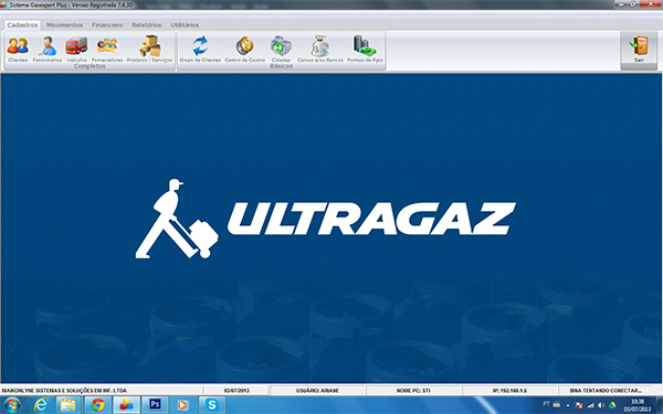 Plano de fundo Ultragaz